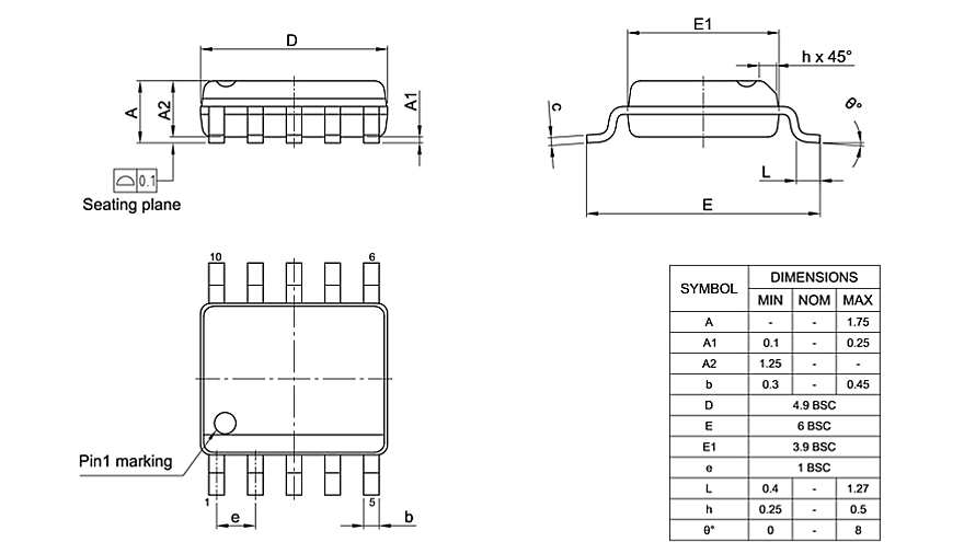 PG-DSO-10-800_Package Outline