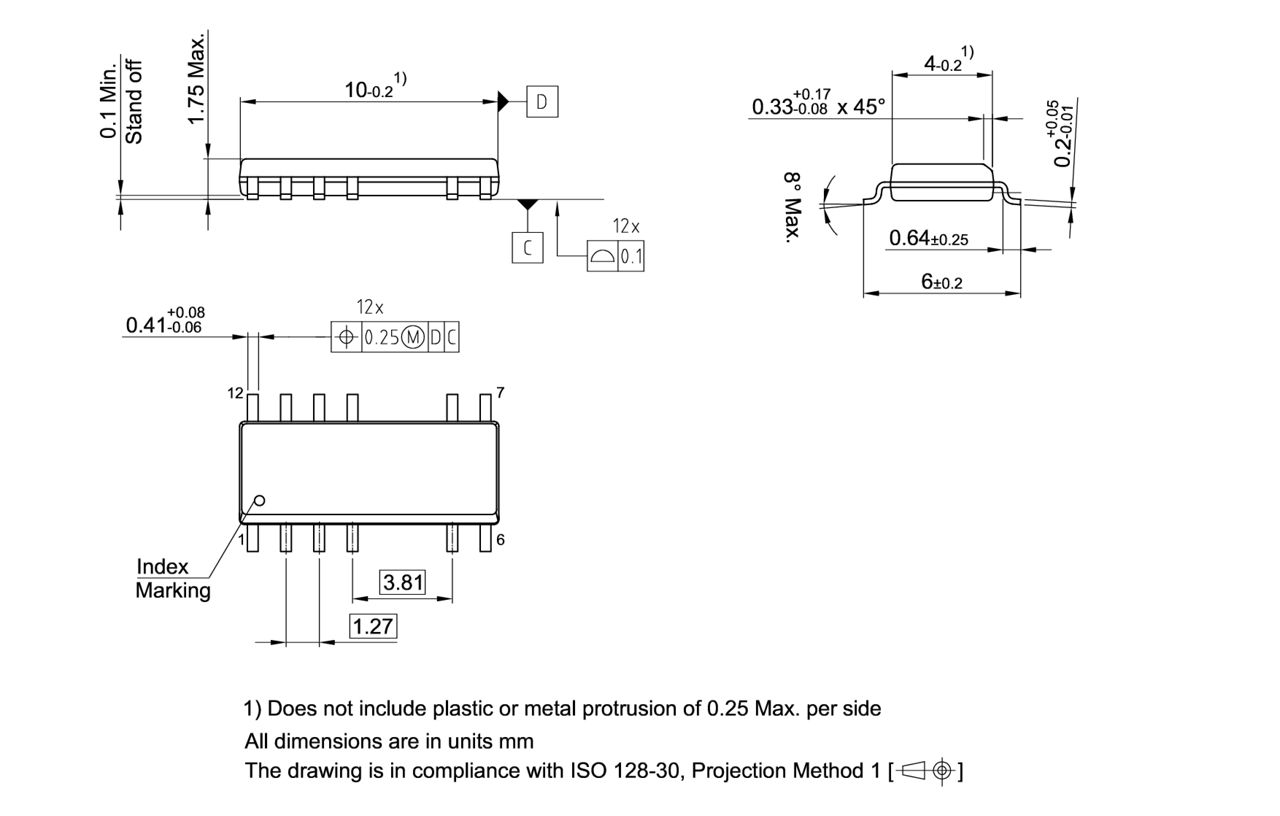 PG-DSO-12-21_Package Outline