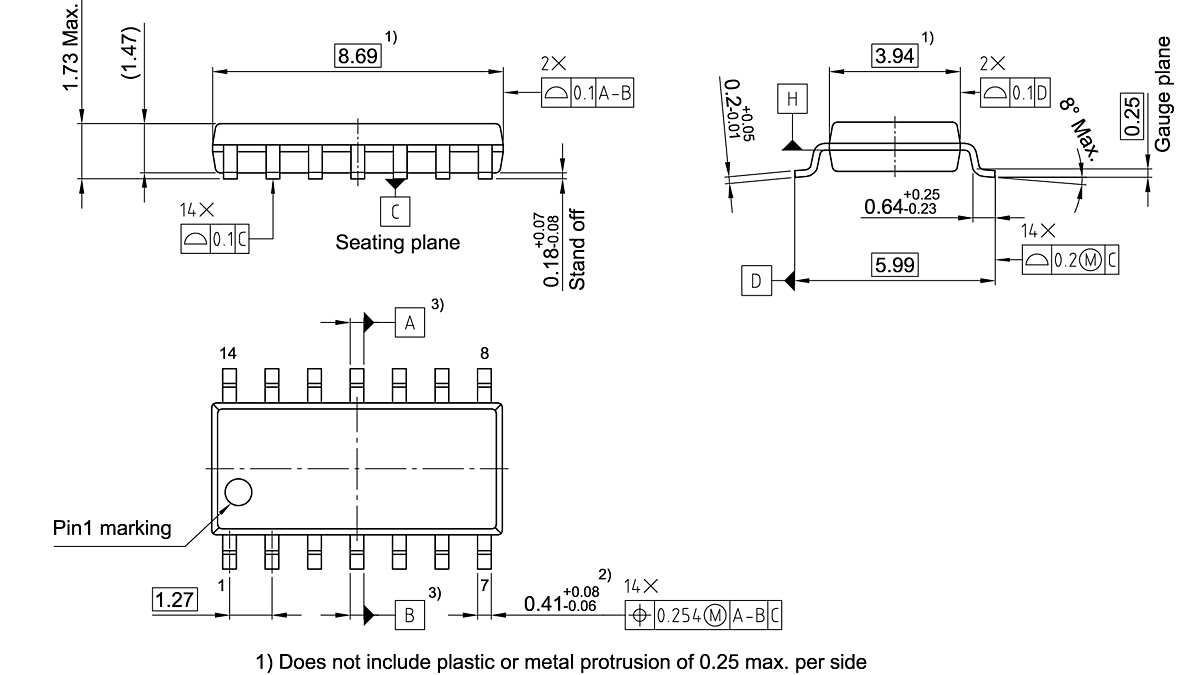 PG-DSO-14-61_Package Outline