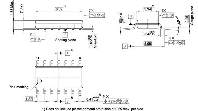 PG-DSO-14-61_Package Outline