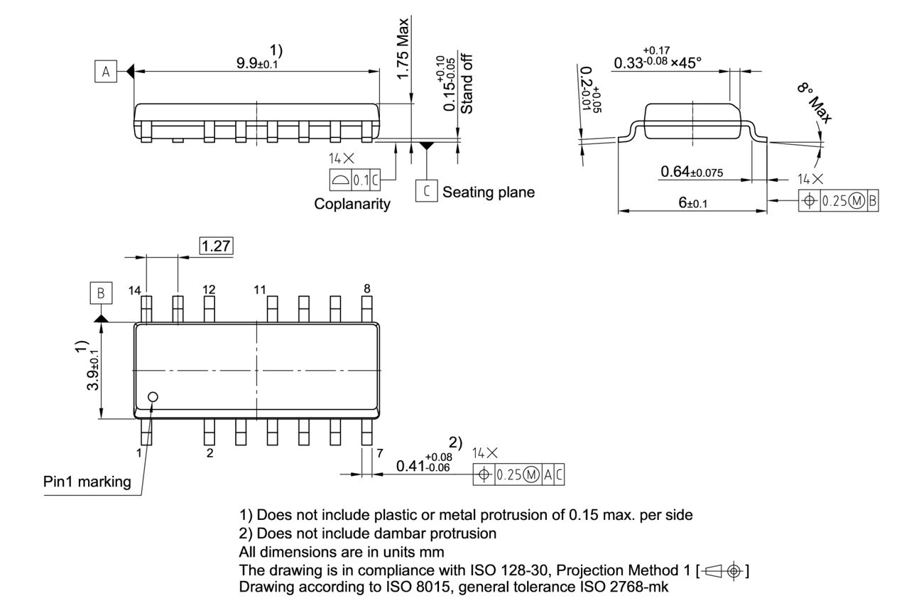 PG-DSO-14-67_Package Outline