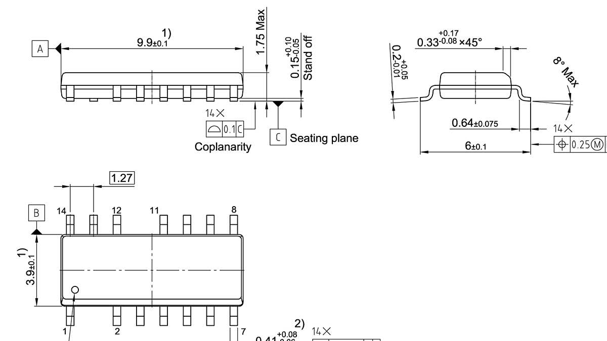 PG-DSO-14-67_Package Outline
