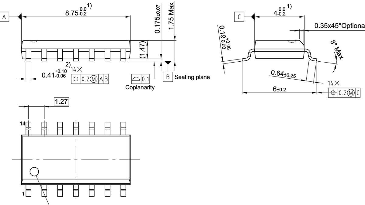 PG-DSO-14-68_Package Outline