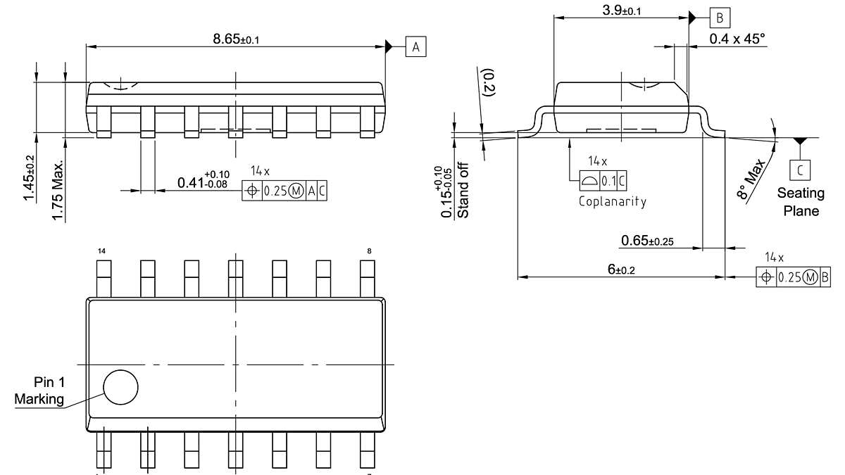 PG-DSO-14-70_Package Outline