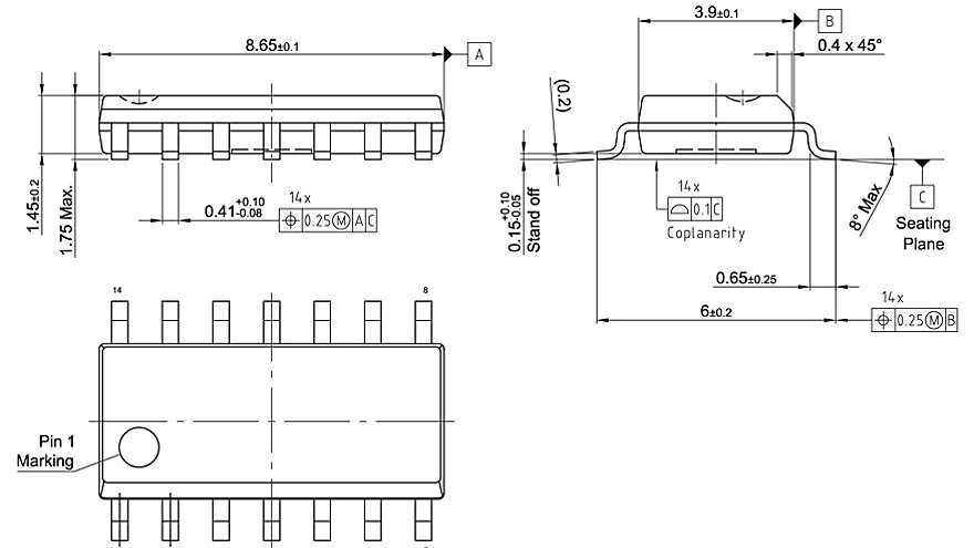 PG-DSO-14-70_Package Outline
