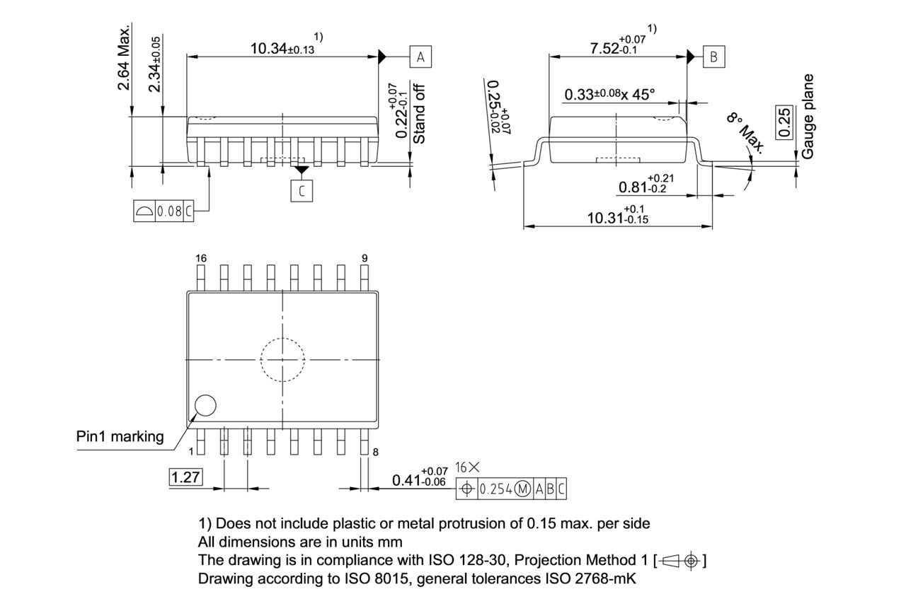 PG-DSO-16-15_Package Outline
