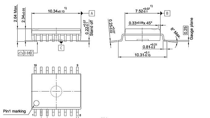PG-DSO-16-15_Package Outline