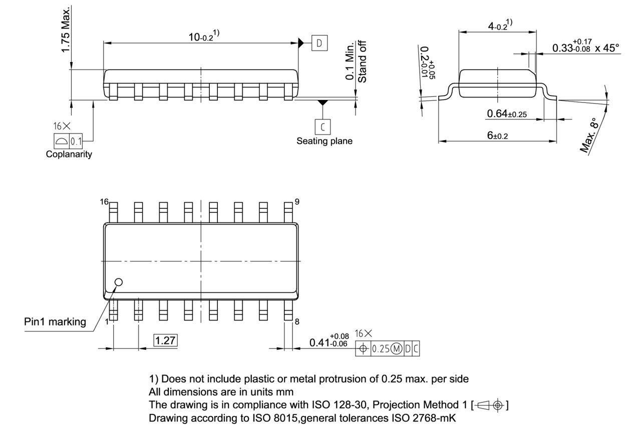 PG-DSO-16-45_Package Outline