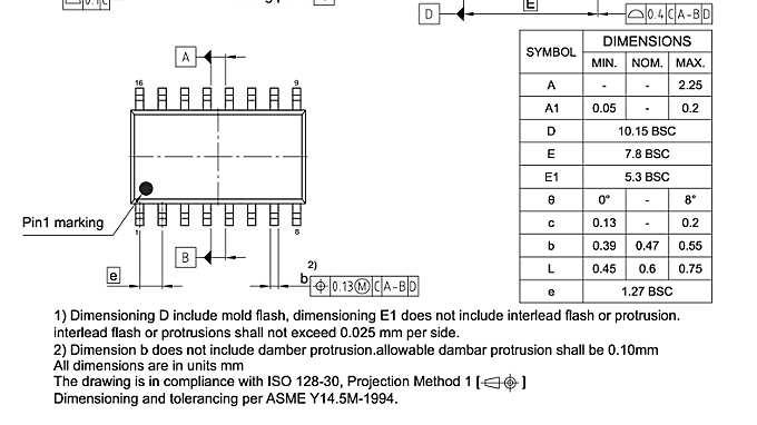 PG-DSO-16-804_Package Outline