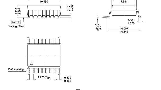 PG-DSO-16-805_Package Outline