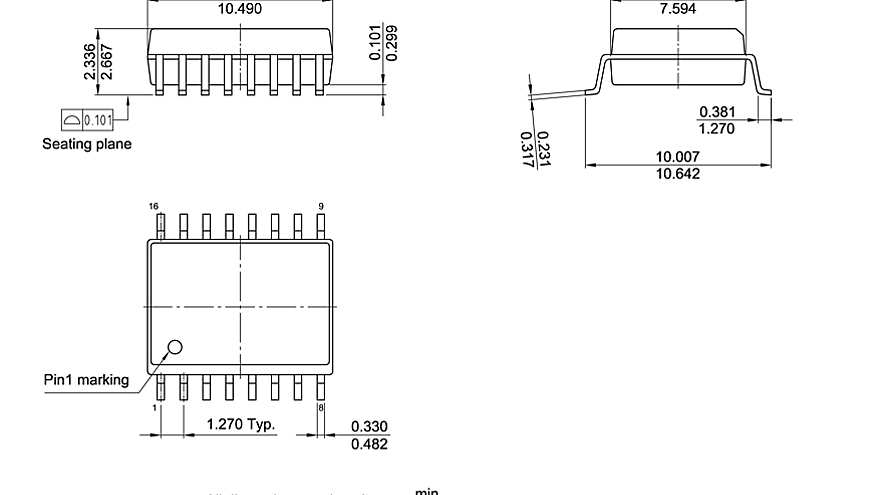 PG-DSO-16-805_Package Outline