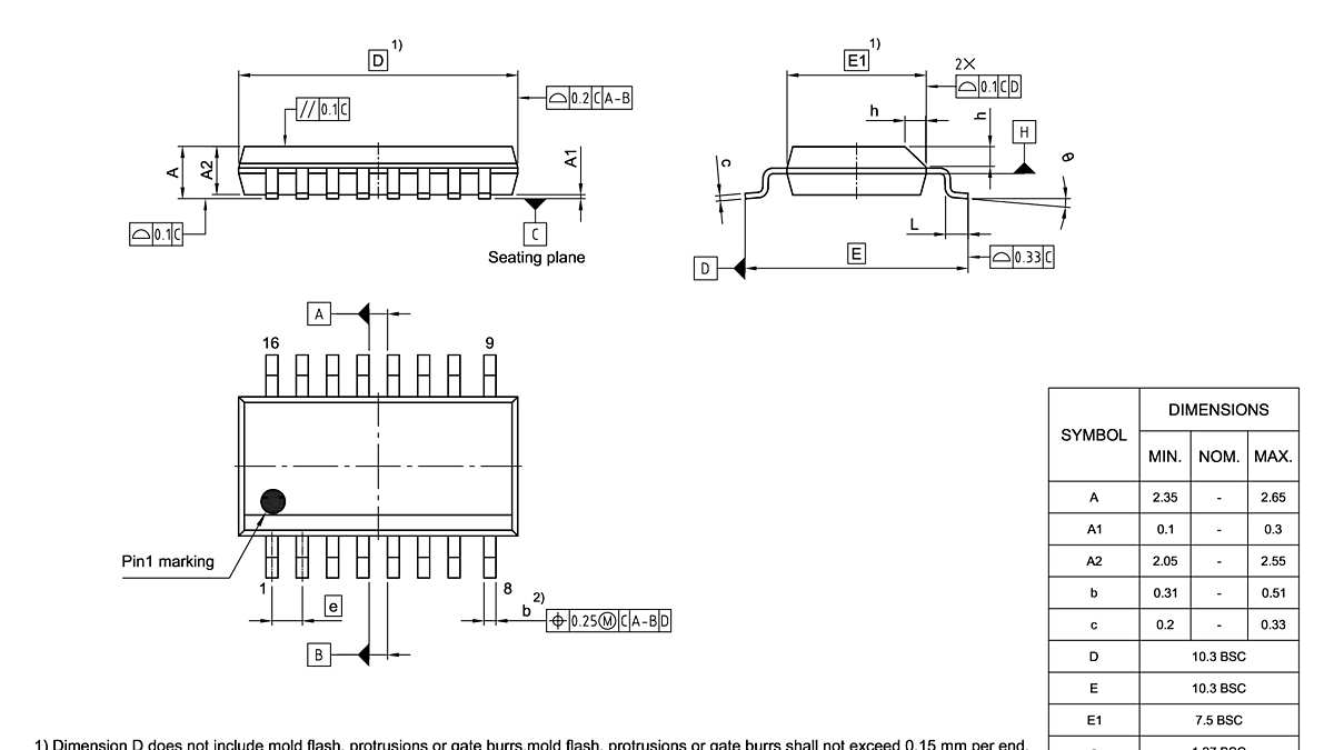 PG-DSO-16-807_Package Outline