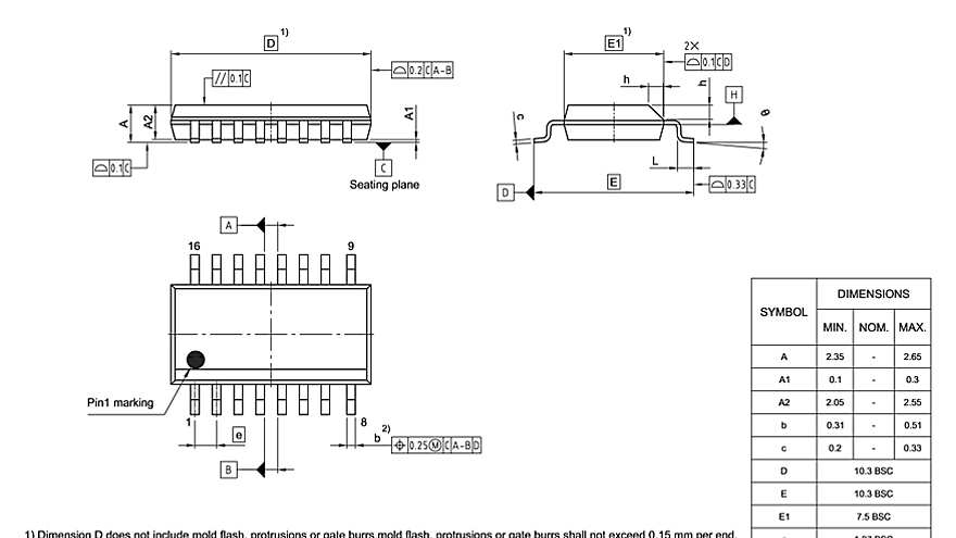 PG-DSO-16-807_Package Outline