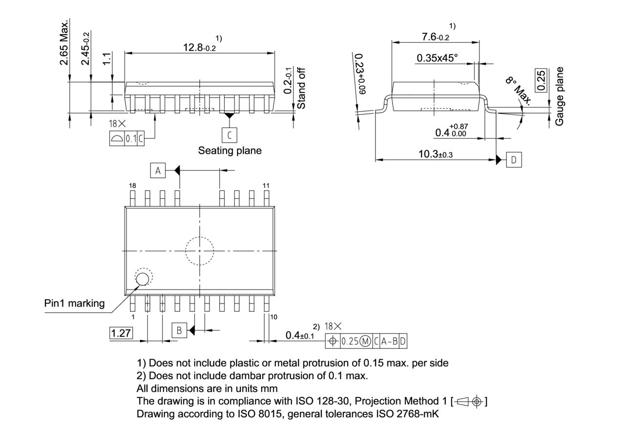 PG-DSO-18-2_Package Outline