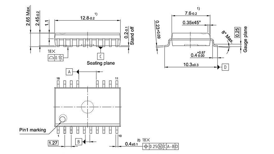 PG-DSO-18-2_Package Outline