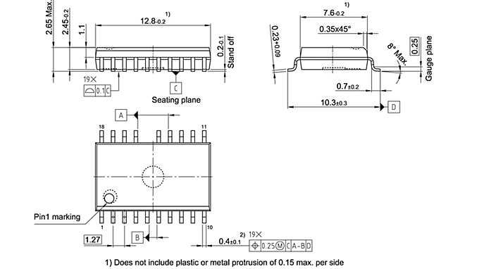 PG-DSO-19-1_Package Outline