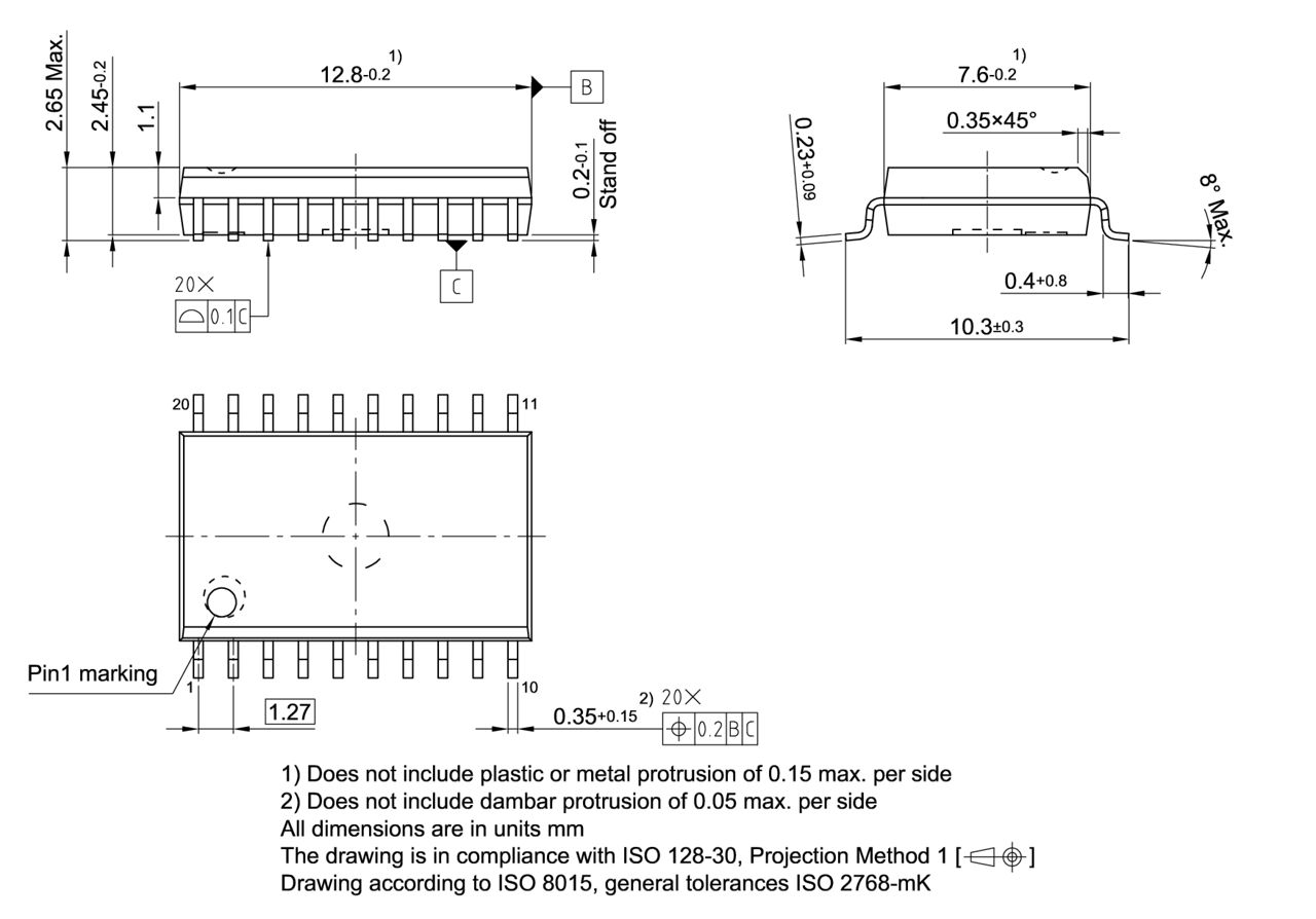 PG-DSO-20-32_Package Outline