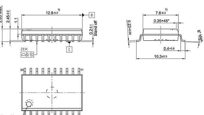 PG-DSO-20-32_Package Outline