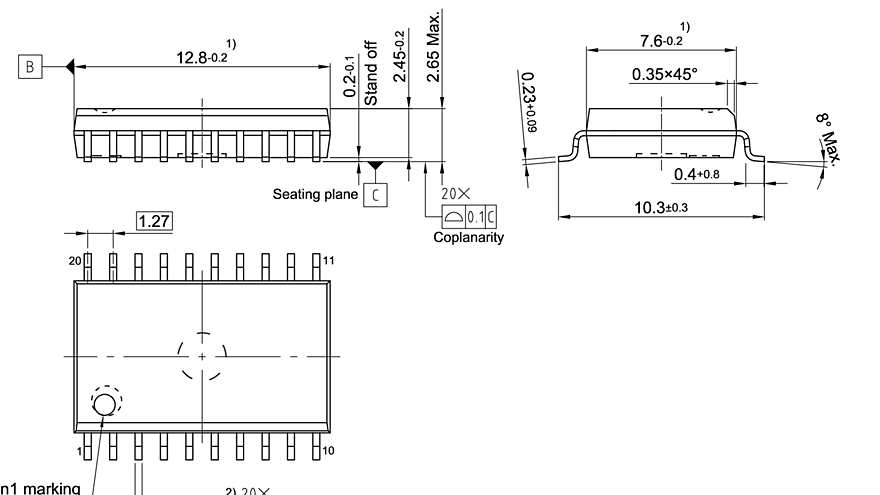 PG-DSO-20-66_Package Outline