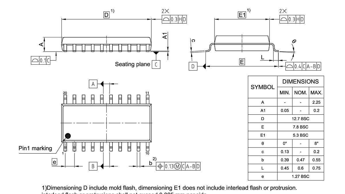 PG-DSO-20-800_Package Outline