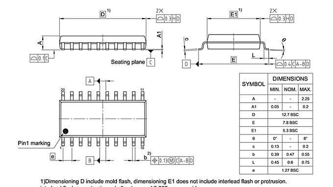 PG-DSO-20-800_Package Outline