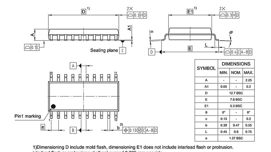 PG-DSO-20-800_Package Outline
