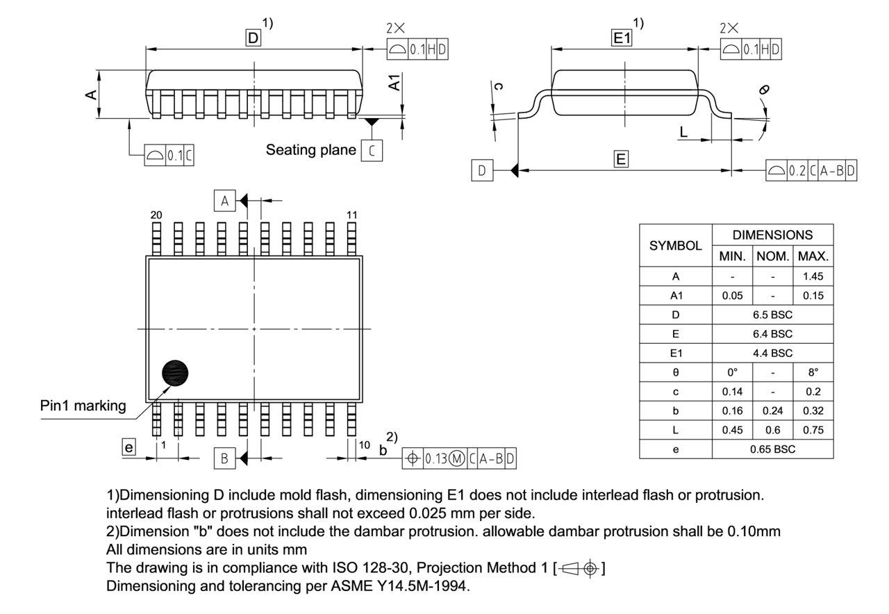 PG-DSO-20-801_Package Outline