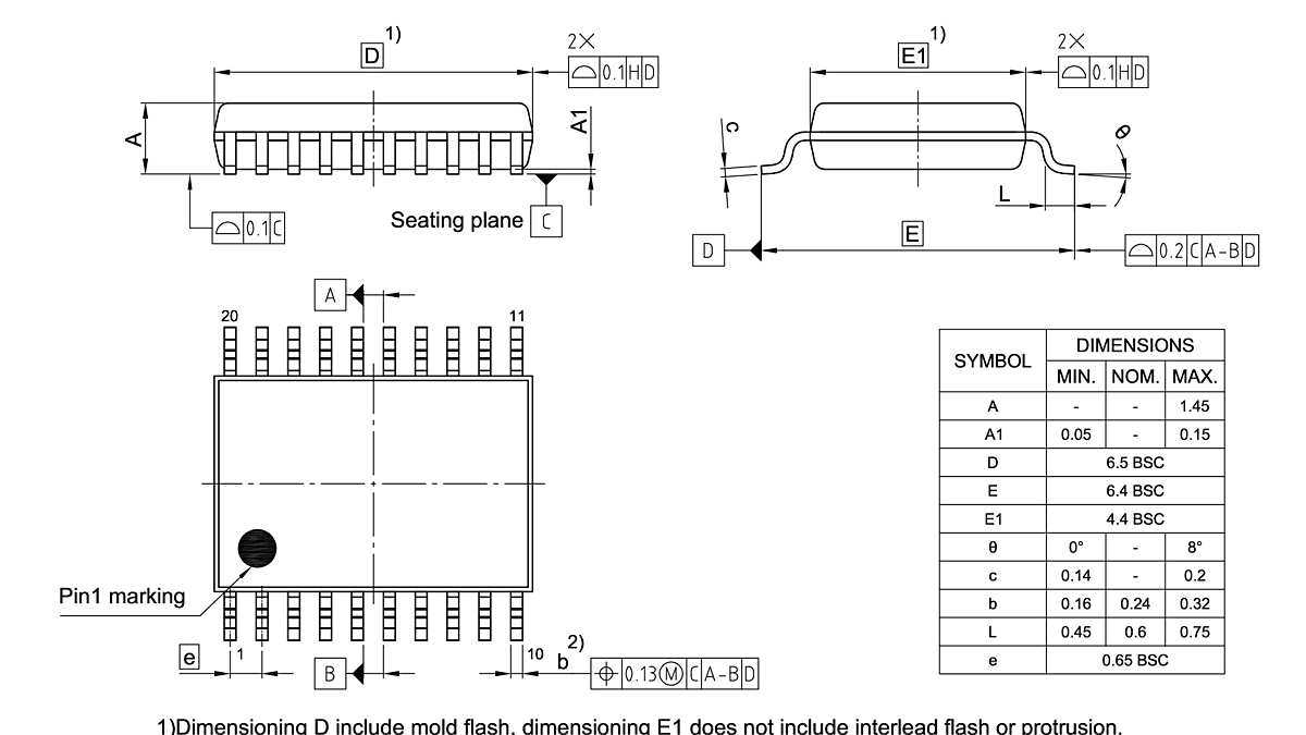 PG-DSO-20-801_Package Outline