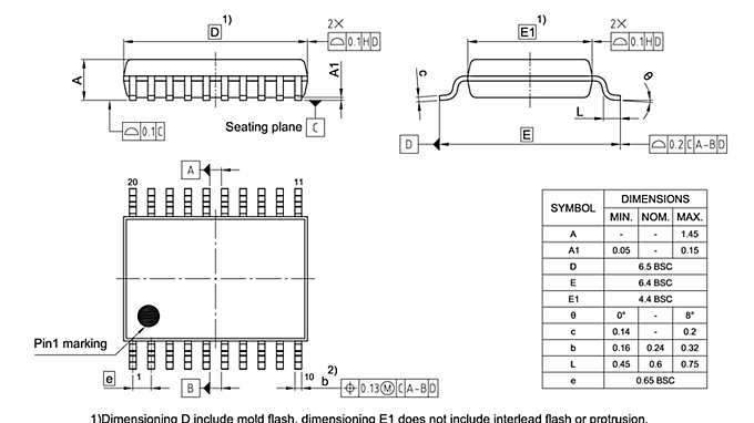 PG-DSO-20-801_Package Outline