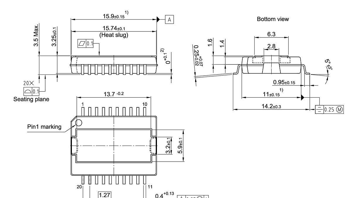 PG-DSO-20-90_Package Outline