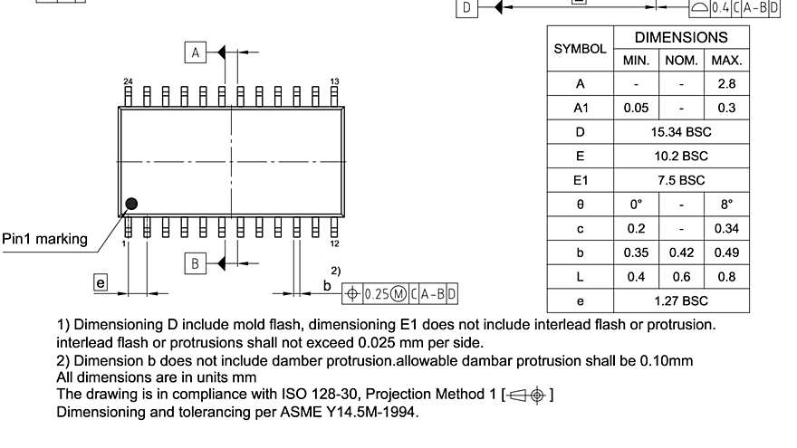 PG-DSO-24-800_Package Outline
