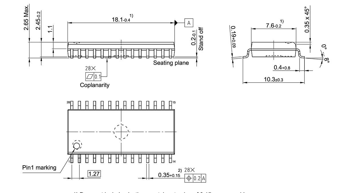 PG-DSO-28-17_Package Outline