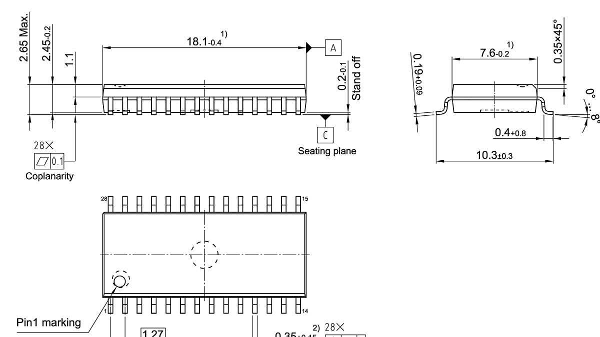 PG-DSO-28-21_Package Outline