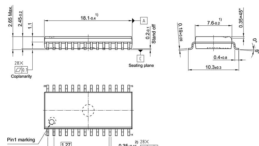 PG-DSO-28-23_Package Outline