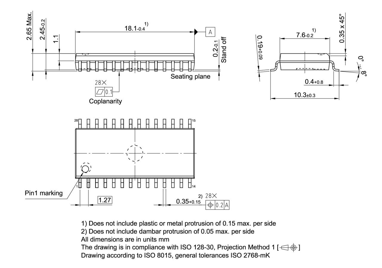 PG-DSO-28-42_Package Outline