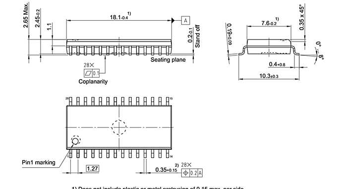 PG-DSO-28-42_Package Outline