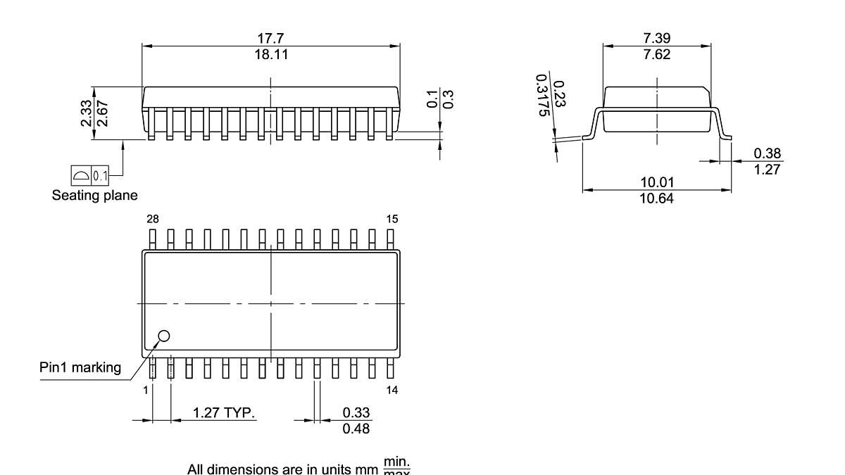 PG-DSO-28-805_Package Outline