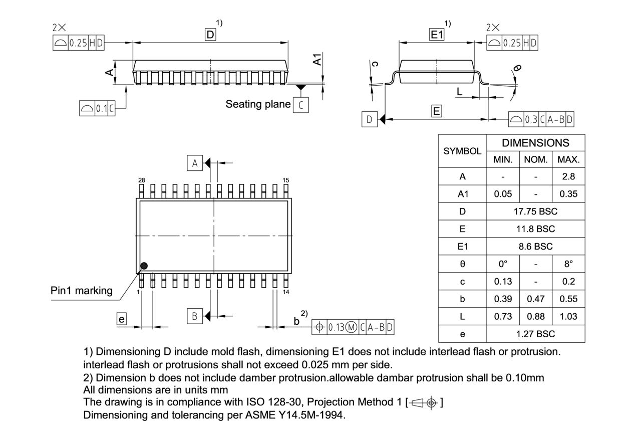 PG-DSO-28-806_Package Outline