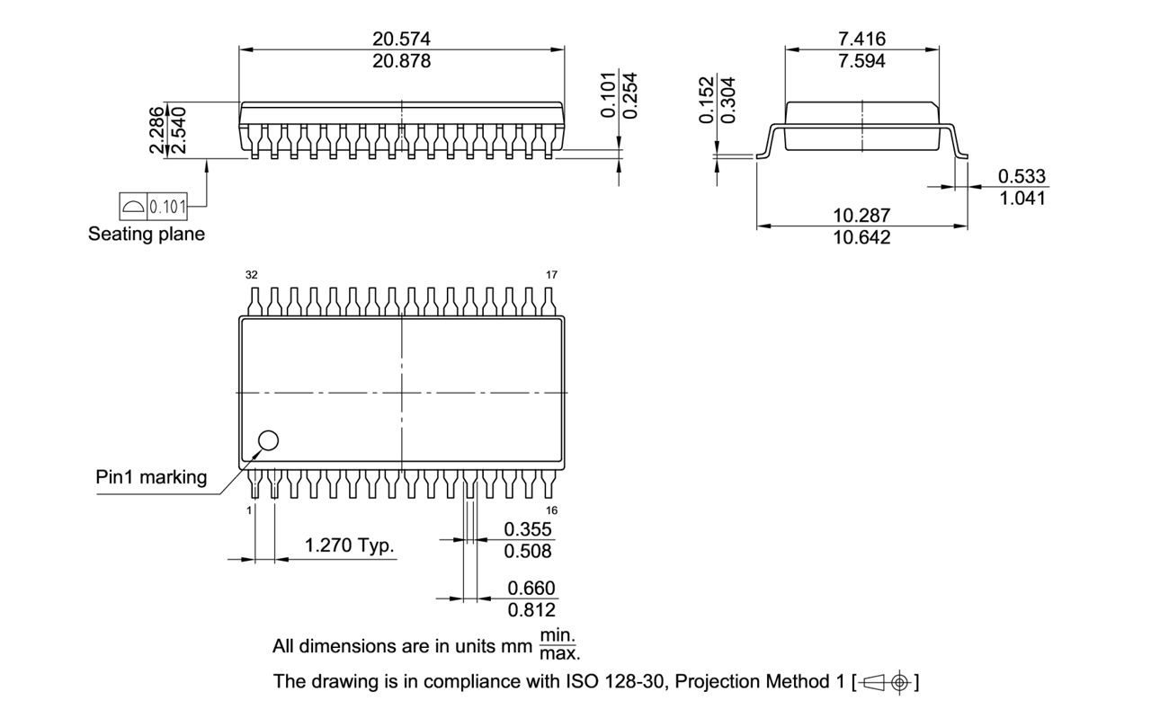 PG-DSO-32-800_Package Outline