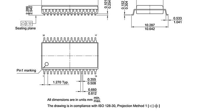 PG-DSO-32-800_Package Outline
