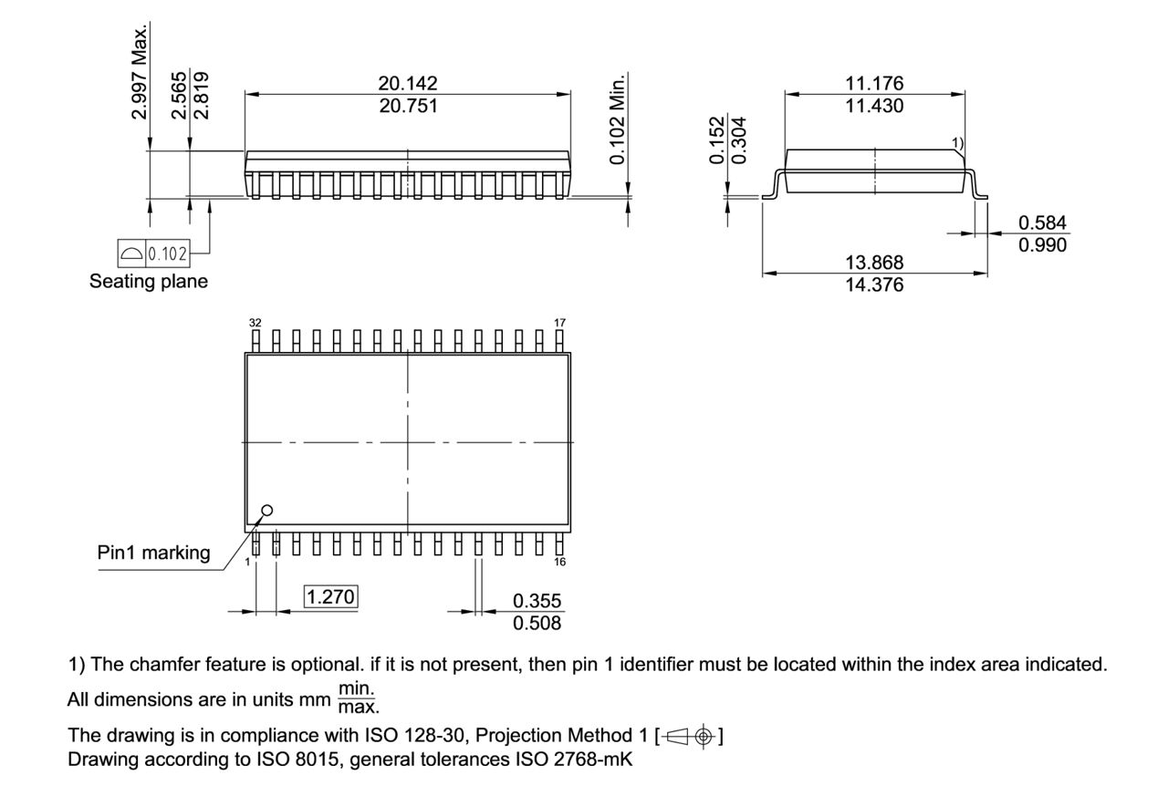 PG-DSO-32-801_Package Outline