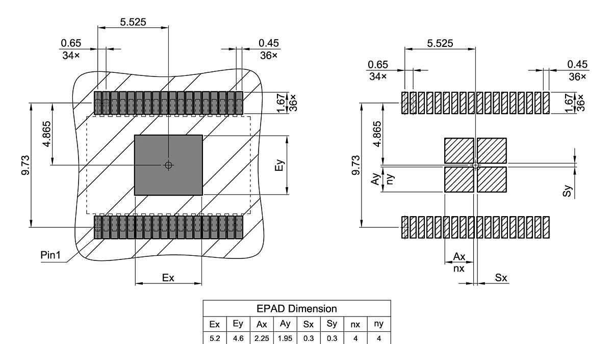 PG-DSO-36-38_Footprint Drawing