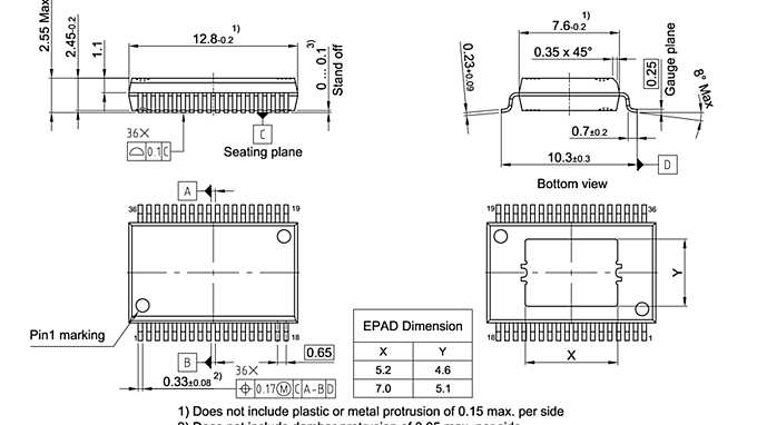 PG-DSO-36-38_Package Outline