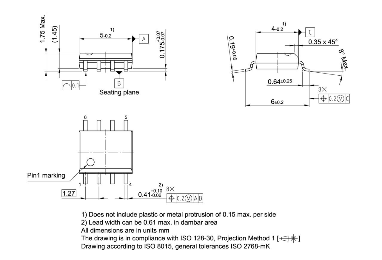 PG-DSO-8-25_Package Outline
