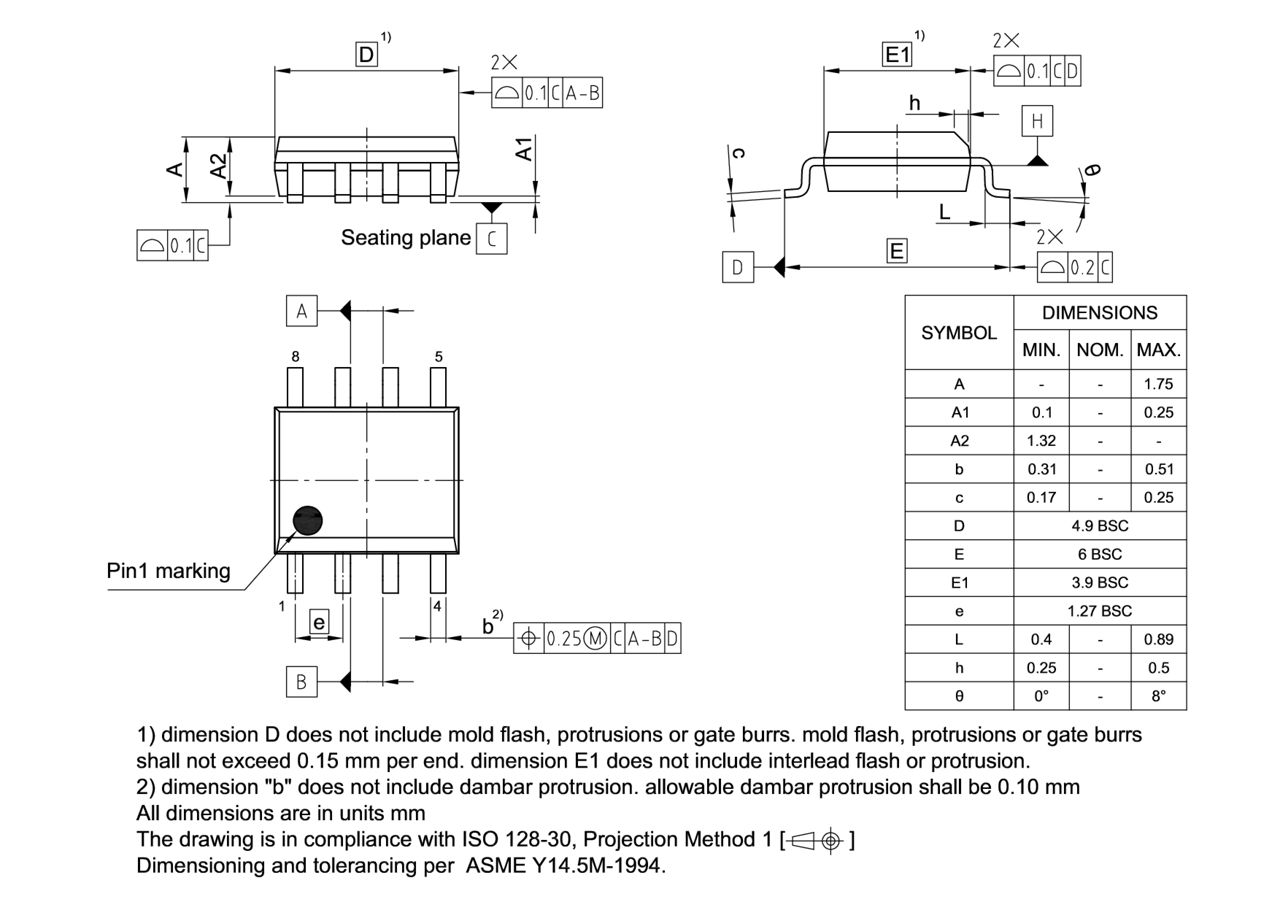 PG-DSO-8-805_Package Outline