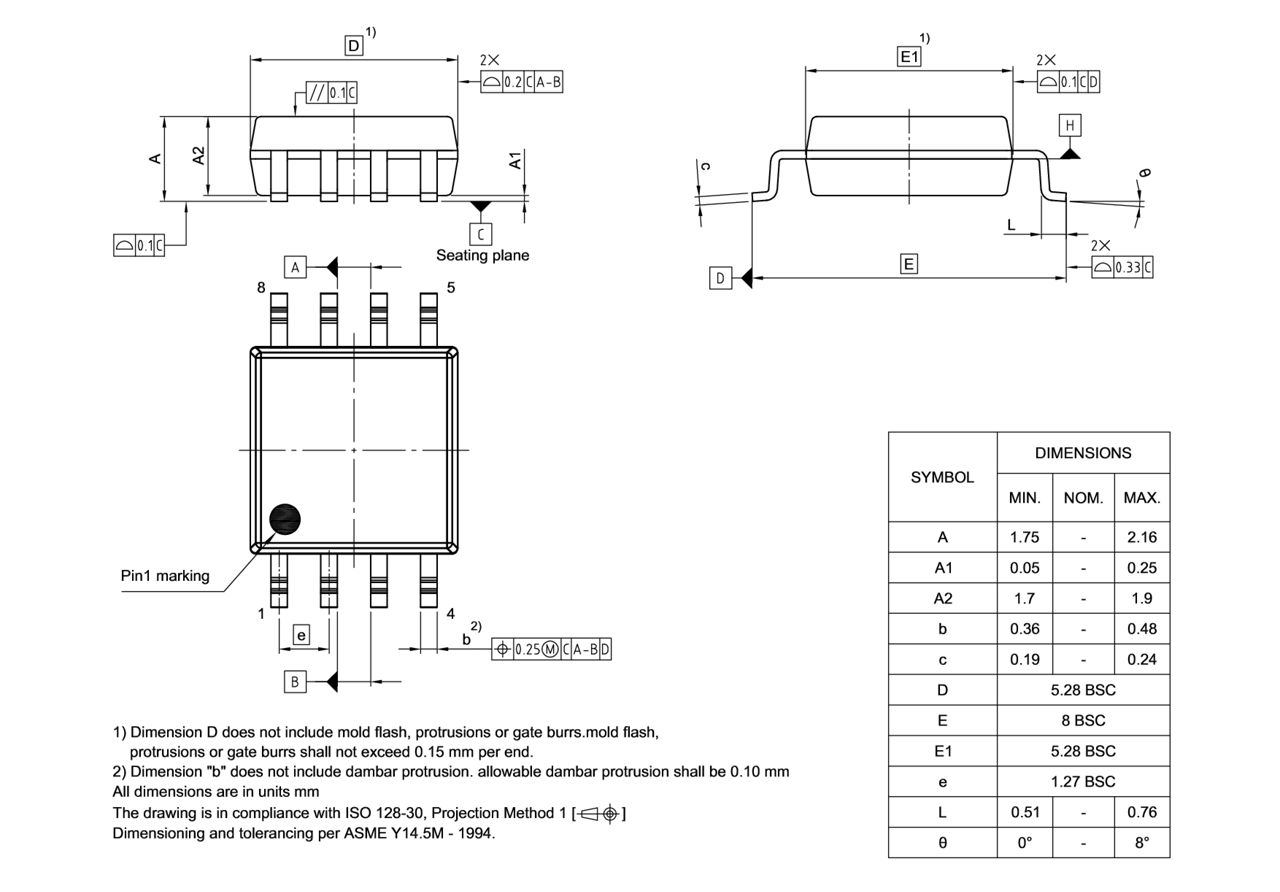 PG-DSO-8-807_Package Outline