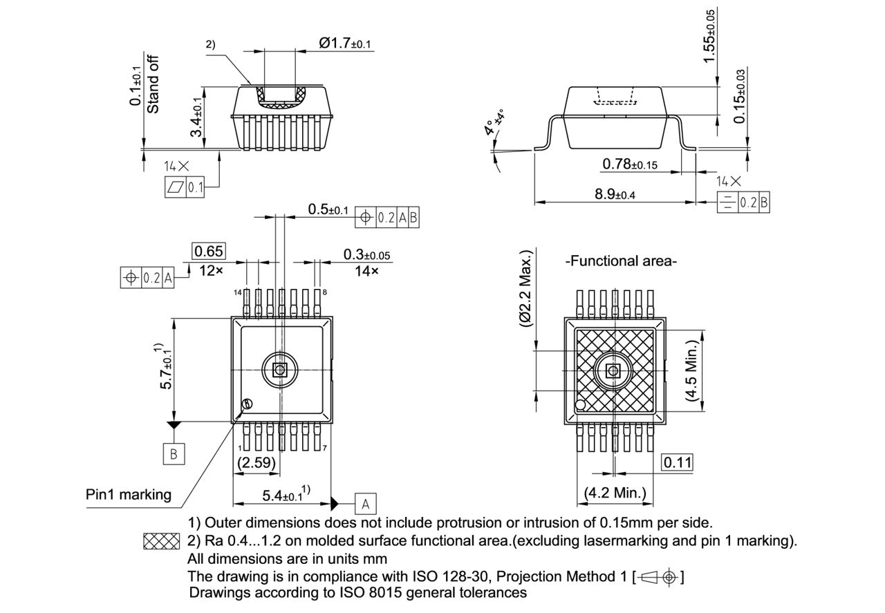 PG-DSOSP-14-82_Package Outline