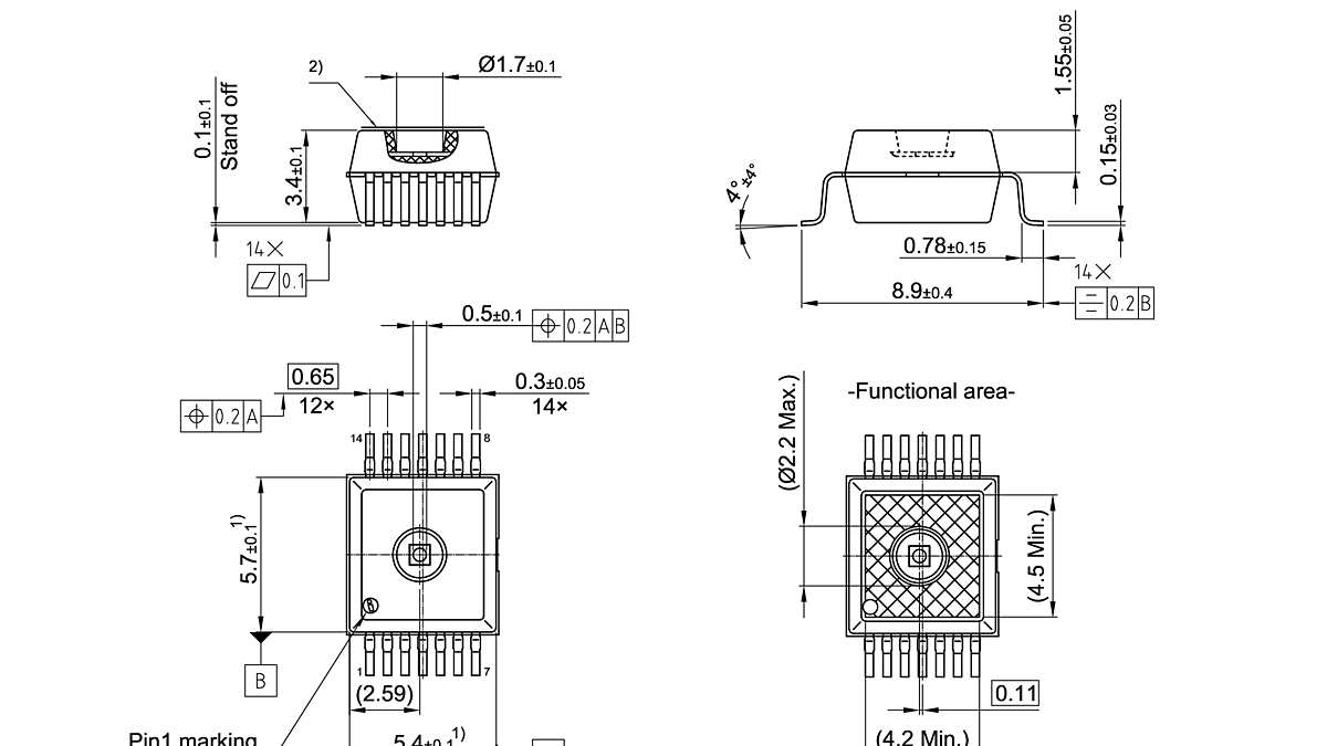 PG-DSOSP-14-84_Package Outline