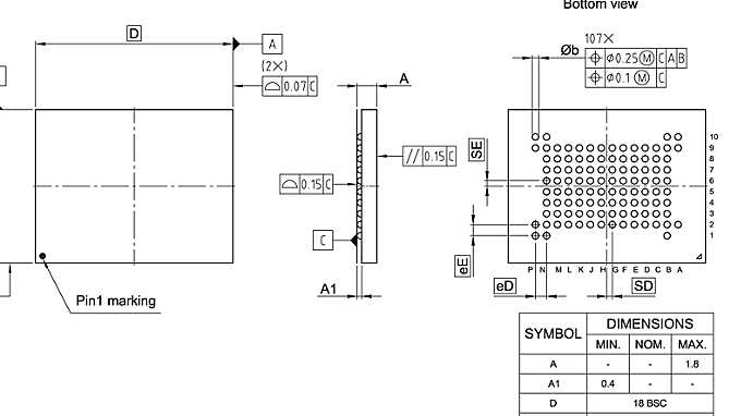 PG-FBGA-107-801_Package Outline