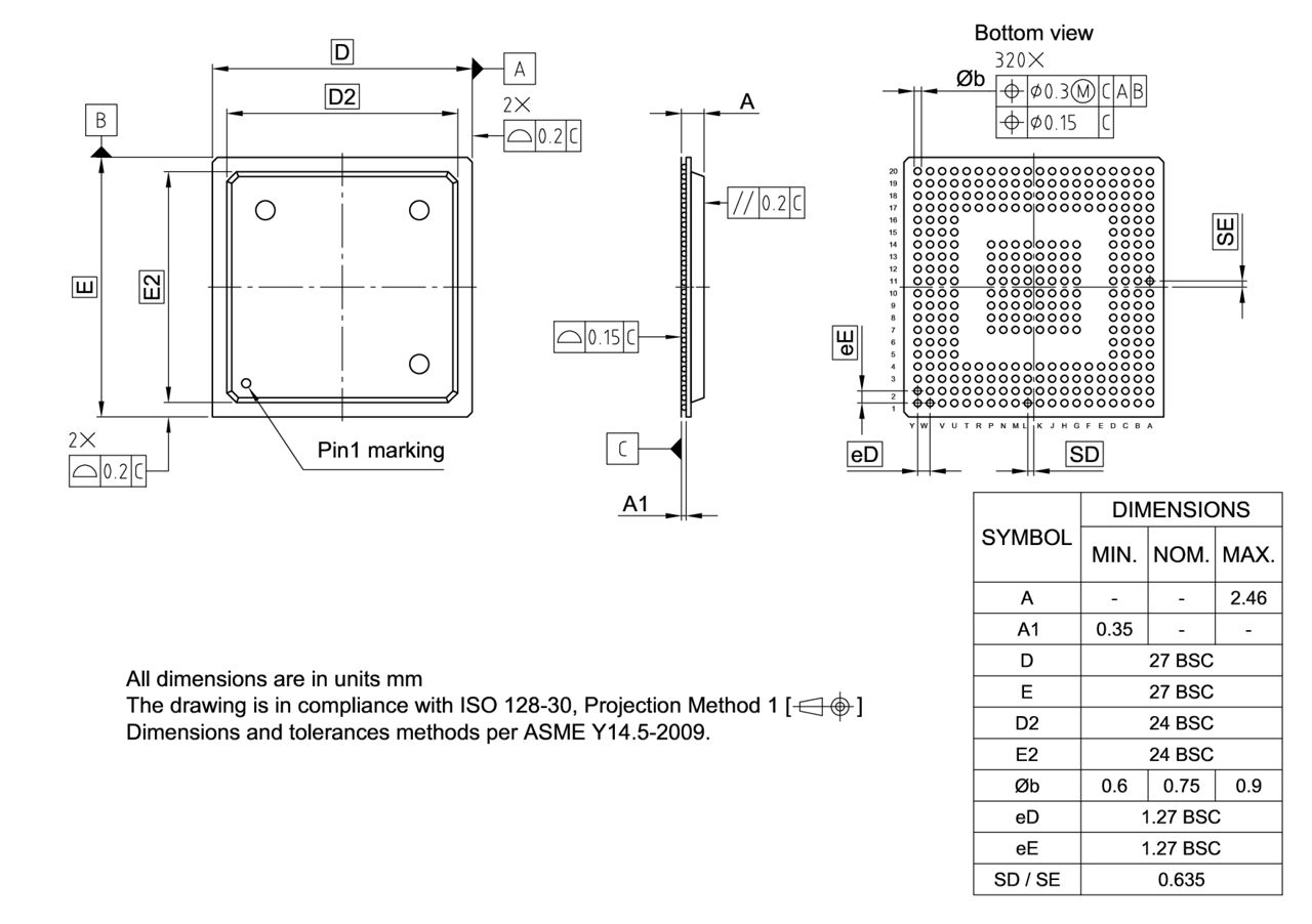 PG-FBGA-320-800_Package Outline